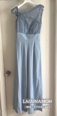 【新品・タグ付き】LAGUNAMOON パンツドレス(Sサイズ)