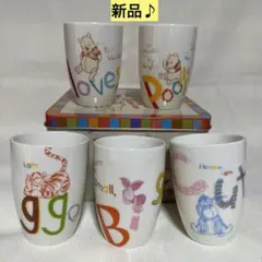 くまのプーさん　マグカップ　缶入り　ディズニー　フリーカップ5個入れ