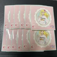 ◆アイカツ！ 星宮いちご ステッカー アニメイト購入特典 12枚 10周年