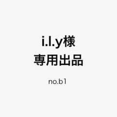 i.l.y様専用出品 no.b1