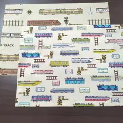 ランチョンマット　25×35　電車　トレインのサムネイル