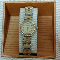 エルメス時計/極極極極美品クリッパー新品電池パッキン新品仕上げ正常稼働レディースのサムネイル