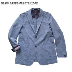 ブラックレーベルクレストブリッジ シアサッカー　ギンガム テーラードジャケット