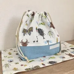 【SALE】　お弁当袋　ランチョンマット　働く車　ハンドメイド