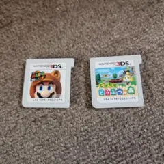 スーパーマリオ3Dランド とびだせどうぶつの森 3DSソフト