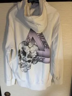 PALACE スカル プリント パーカー ホワイトのサムネイル