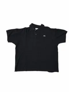 LACOSTE フランス企画 半袖 ポロシャツ 6 ブラック DEVANLAY製 - メルカリ