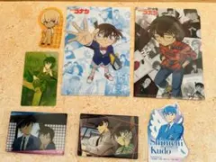 名探偵コナン カード・ミニクリアファイル・ステッカーなど 7点セット