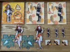 カラフルピーチえと　アクリルスタンド、缶バッジ