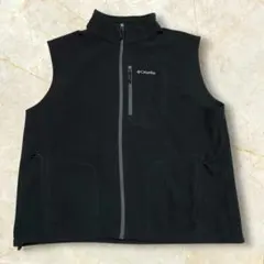 00s Columbia フリースジャケットベスト USメンズ ブラック XXL