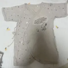 サイズ50〜60㎝スヌーピーのベビー服(ドレスオール)です。