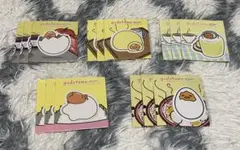 gudetama 付箋 5種セット 各3袋　サンリオのサムネイル