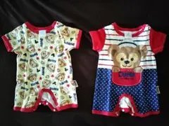 お得な2点セット★バラ売り可　香港ディズニー限定　ダッフィー　ロンパース　美品★