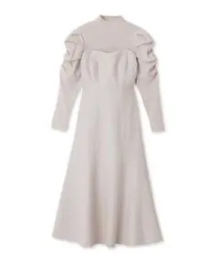 snidel ツイードドッキングニットワンピース 0