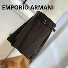 NO.2-201 EMPORIO ARMANI バルーンスカート　茶色　ウールのサムネイル