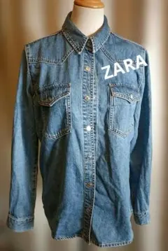 ZARAデニムジャケット 長袖 シャツS