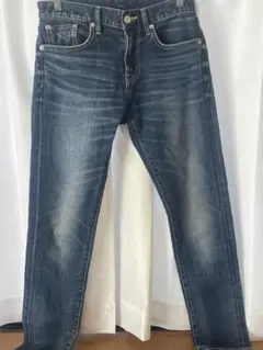 SHIPS ストレートデニム XS ダークブルー