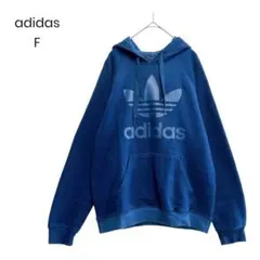 adidas トレフォイルロゴ パーカー プルオーバー ネイビー F 1229
