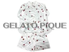 gelato pique ジェラートピケ パリヤ コラボ　ストロベリー柄シャツ