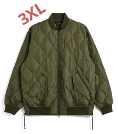 新品3XL◼️TAION MAー 1オリーブキルティングミリタリーダウンジャケット