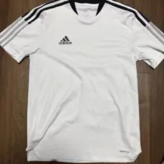 adidas ホワイト ストライプ シャツ
