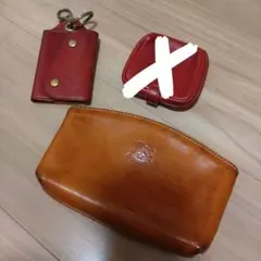 IL BISONTE　キーケース　ポーチ　セット