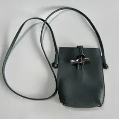 新品・付属品】ロンシャン 二つ折り 財布 ロゾ レザー コンパクト