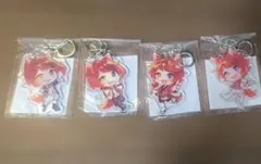 すとぷり莉犬くん アクリルキーホルダー 4個セット