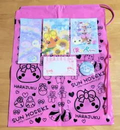 【ほっぺちゃん】シール バッヂ メモ ポストカード グッズまとめ売り 未使用品