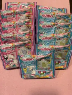 【11袋セット】サンリオキャラクターズ グミチュアチャーム（お菓子のみ・未開封）