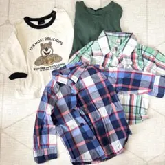 ブランドいろいろ 長袖Tシャツ まとめ売り 80cm