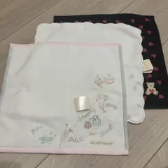 JILL STUART 刺繍タオルハンカチ 3枚セット