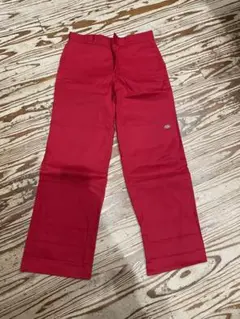 Dickies 赤 ルーズフィット パンツ