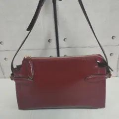 【H&M】 ショルダーバッグ 美品 ボルドーのサムネイル