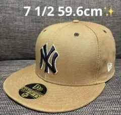 NEWERA 59FIFTY ニューヨーク・ヤンキース 7 1/2 USA製✨️