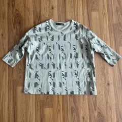 nunuforme 幾何学模様 7分袖Tシャツ 145のサムネイル