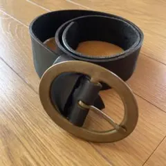 Sybilla シビラ 本革レザーベルト ブラック