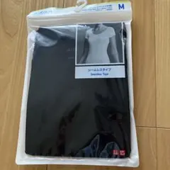 AIRism シームレス ブラック Tシャツ M