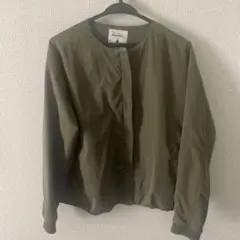 送料込）niko and... 薄手のジャケット オリーブ色 サイズ4