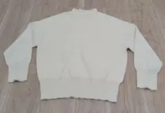 URBAN RESEARCH DOORS 白ニット シンプル 綺麗め レディース