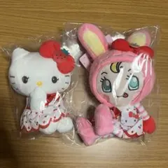 ベリエちゃん キティちゃん mezzo piano ぬいぐるみ チャーム 2個