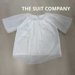 THE SUIT COMPANY 半袖ブラウス 38 ホワイトのサムネイル