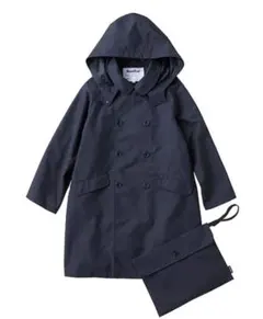 ファミリア Familia ネイビー レインコート 130 お受験