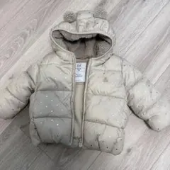 GAP ベージュ ドット柄 アウター 12-18ヶ月