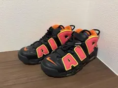 NIKE AIR MORE UPTEMPO ブラック オレンジ ピンク 28.5