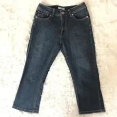 THEORIA セオリア 七分丈 デニム ジーンズ クロップドパンツ Mのサムネイル