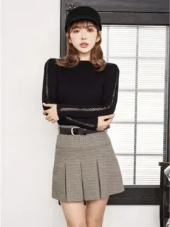 Darich♡新品レースアップリブニット【在庫処分】