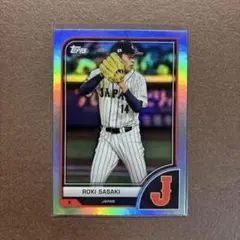 佐々木朗希SAMURAIジャパンカード 16 【佐々木朗希】2023 Topps WBC World Baseball Classic Team