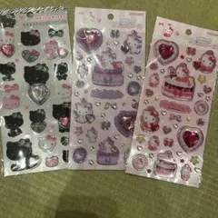 クロミ マイメロディ キラキラジュエルシール　 3シートセット