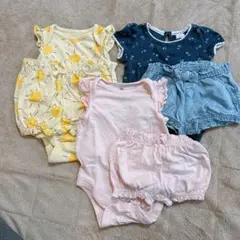 GAP 3-6M (60) ロンパースとショートパンツ3セット